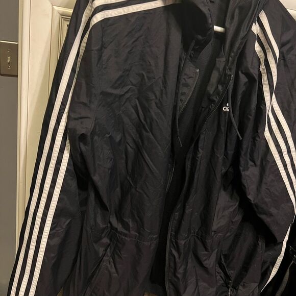 Adidas Men's Hoodie I Am Sport Gameday Or Any Day Black Lightweight Jacket XLT - Picture 2 of 11